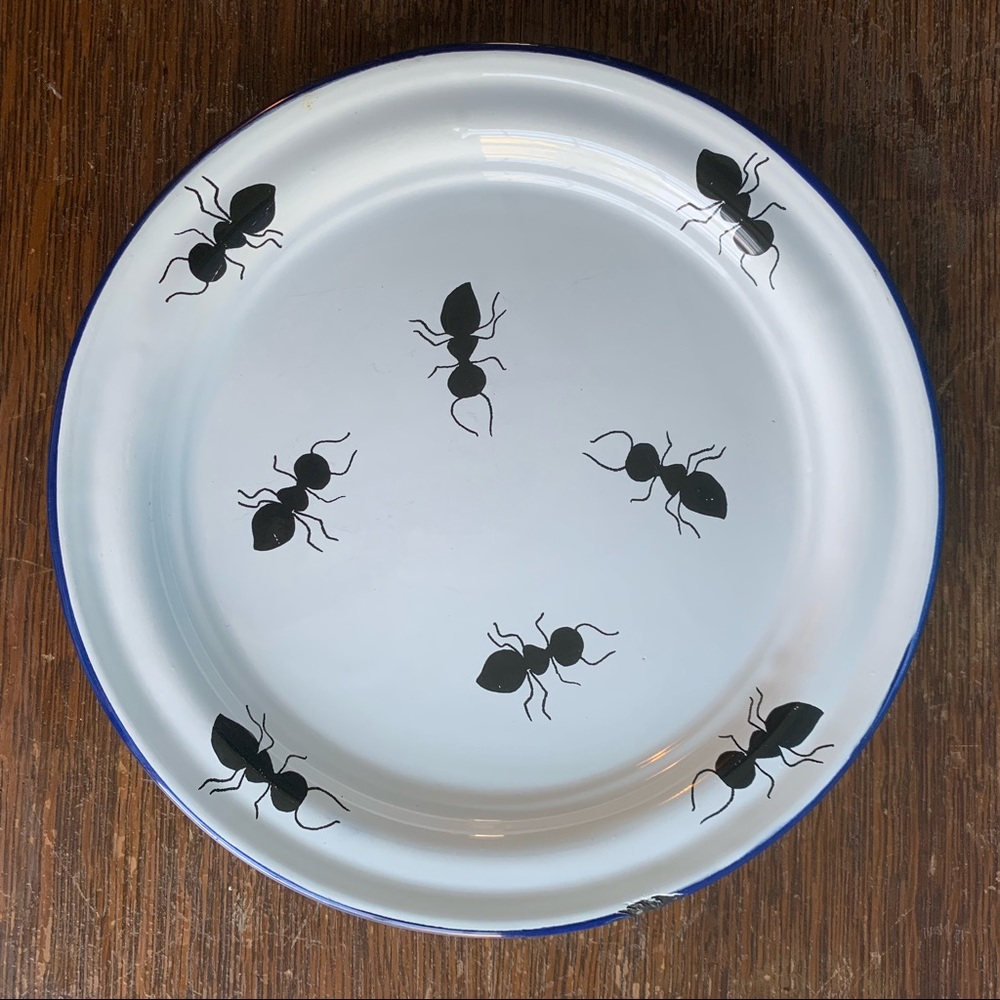 Bagatelle ant insect enamel plates (2)